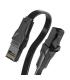 Vention Cable de Red UTP RJ45 Cat6 Plano - 1.5m - Color Negro