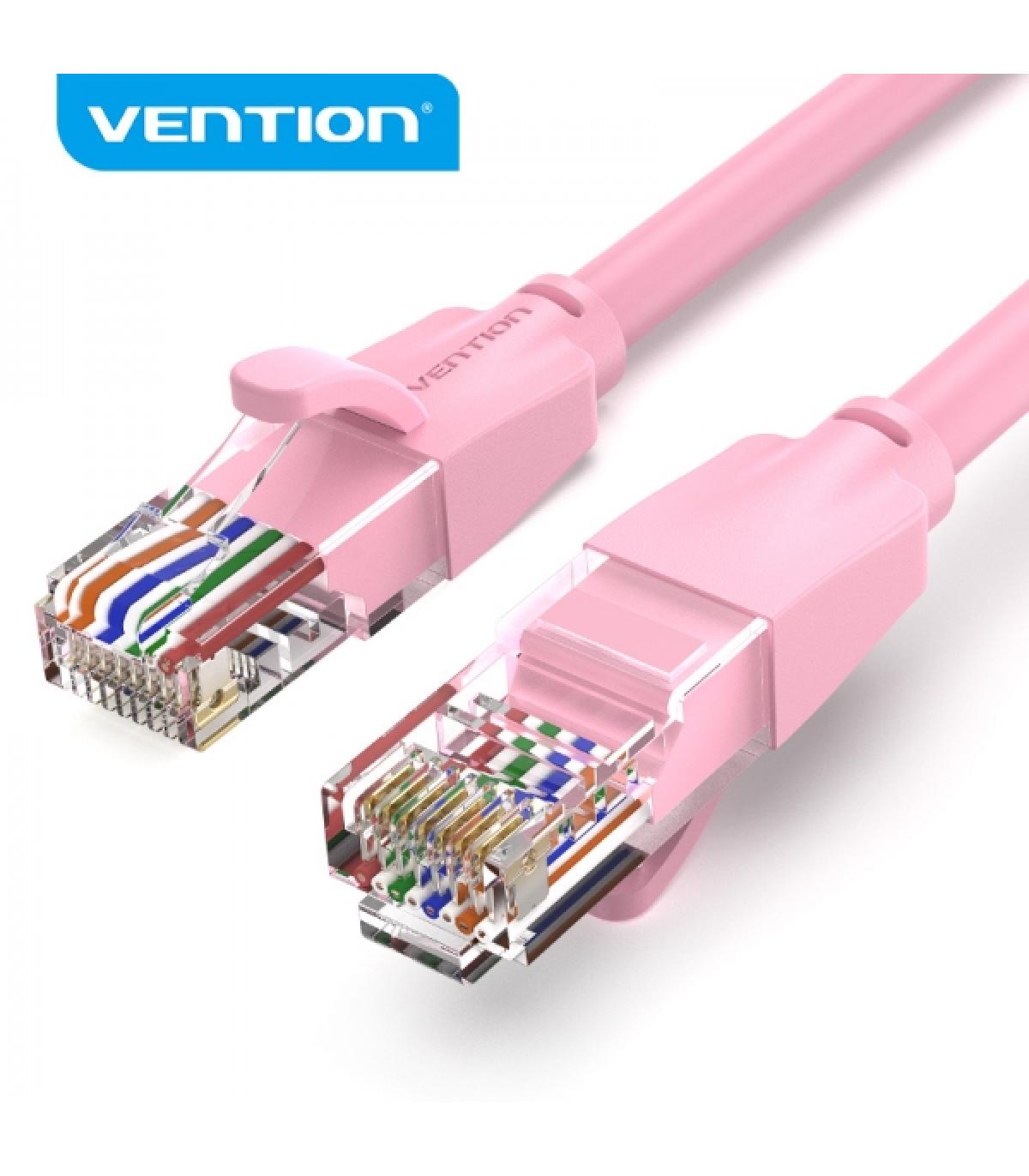 Vention Cable de Red RJ45 UTP Cat.6 - 1m - Color Rosa