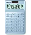 Casio JW-200SC Calculadora de Sobremesa - Pantalla LCD de 12 Digitos Inclinacion Ajustable - Alimentacion Solar y Pilas - Color 
