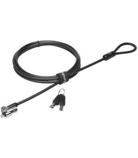 Kensington Candado con Llave Microsaver 20 - Cabezal Resistente de 10mm - Tecnologia Hidden Pin - Tecnologia de Bloqueo T-Bar ..