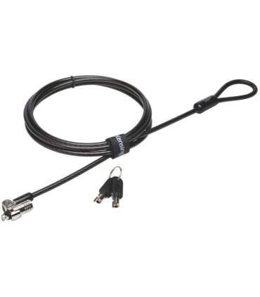Kensington Candado con Llave Microsaver 20 - Cabezal Resistente de 10mm - Tecnologia Hidden Pin - Tecnologia de Bloqueo T-Bar ..