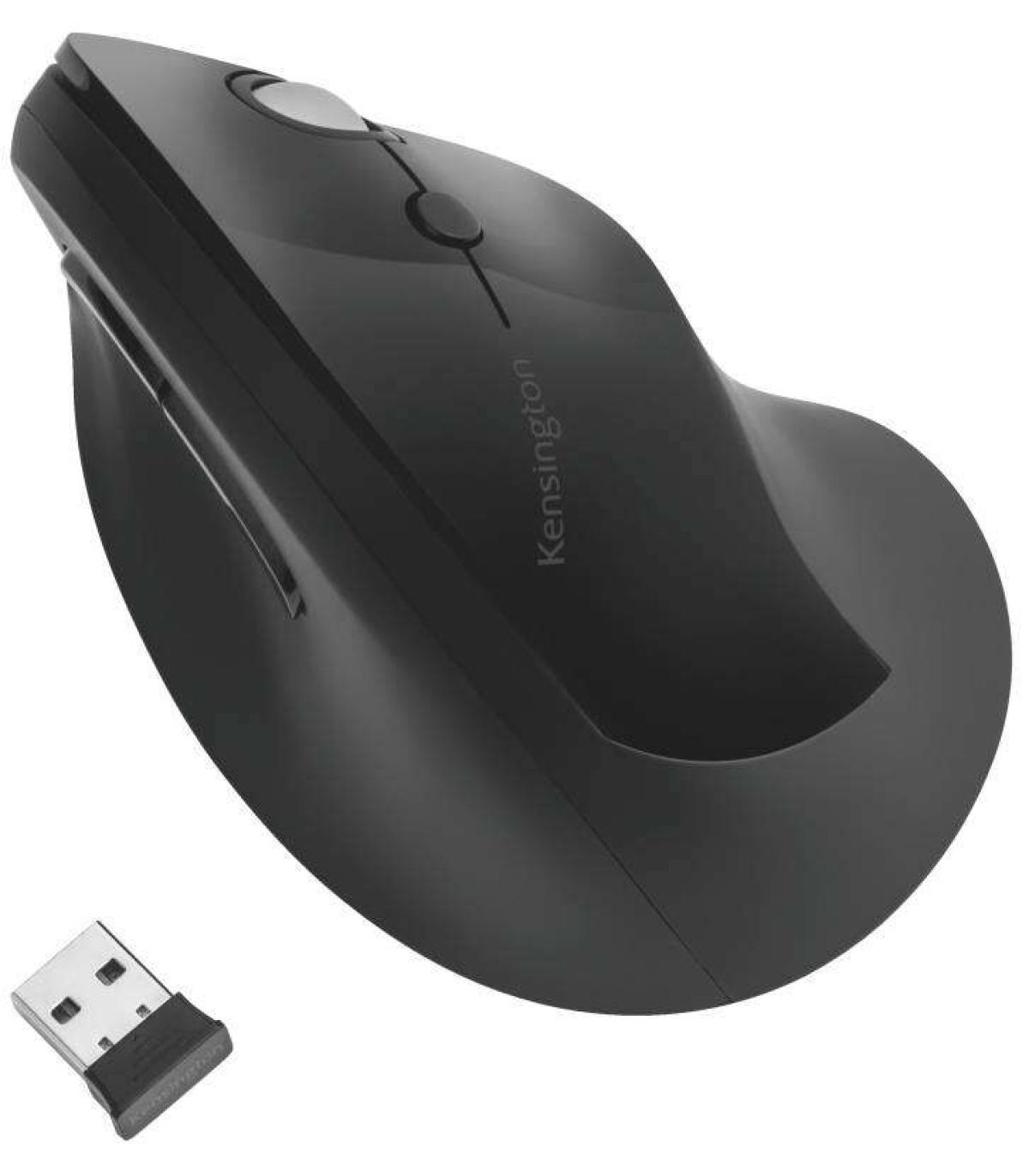 Kensington Raton Inalambrico Vertical PRO Fit Ergo - Mejora de Postura - Contorno Natural - Negro