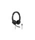 Kensington H1000 Auriculares con Microfono USB-C - Diadema Ajustable - Almohadillas Acolchadas - Controles en Cable - Cable Tren