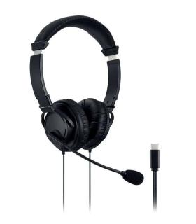 Kensington Hi-Fi USB-C Auriculares con Microfono - Controladores de 40mm - Compatibles con Todos Los Dispositivos USB-C - Diadem