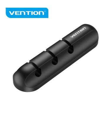 Vention Organizador de Cables en Espiral - 7 Puertos - Color Negro