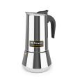 Orbegozo KFI 1260 Cafetera Italiana de Acero Inoxidable - Capacidad para 12 Tazas - Mango Ergonomico - Compatible con Estufas de