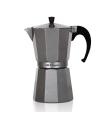 Orbegozo KFS 620 Cafetera de Aluminio Silver - Capacidad para Seis Tazas - Asa Ergonomica - Valvula de Seguridad - Ideal para Pr