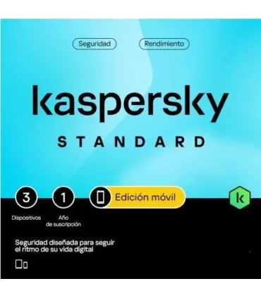 Kaspersky Standard Mobile Antivirus - 3 Dispositivos - Servicio 1 Año