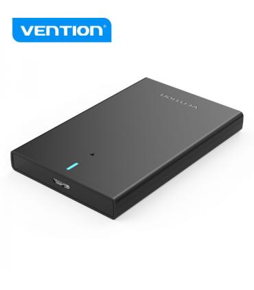 Vention Caja Externa para Disco Duro de 2.5" USB 3.0 a Micro USB Sin Tornillos - Color Negro