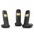 Gigaset A170 Trio Telefono Inalambrico Dect + 2 Supletorios - Identificador de Llamadas - Bloqueo de Teclado - Control de Volume