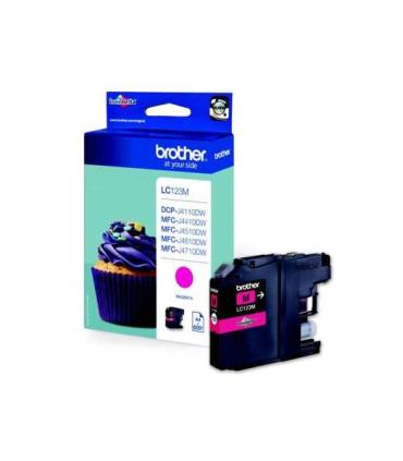 Brother LC123 Magenta Cartucho de Tinta Original - LC123MBP