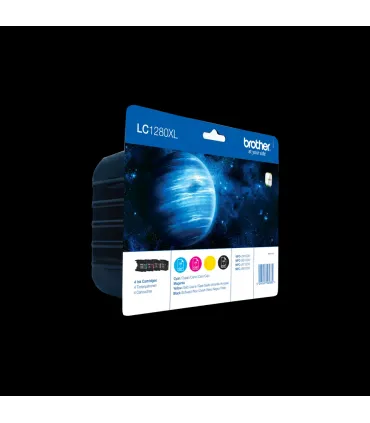 Brother LC1280XL Pack de 4 Cartuchos de Tinta Originales - LC1280XLVALBP