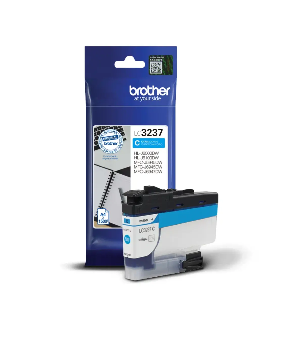 Brother LC3237 Cyan Cartucho de Tinta Original - LC3237C