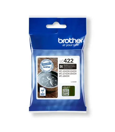 Brother LC422 Negro Cartucho de Tinta Original - LC422BK