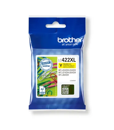 Brother LC422XL Amarillo Cartucho de Tinta Original - LC422XLY