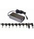 Leotec Cargador Universal Automatico para Portatil 90W - 10 Conectores Diferentes