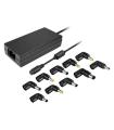 Cargador de Portátil Leotec Notebook/ 120W/ Automático/ 10 Conectores/ Voltaje 12-20V