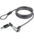 L-Link Cable de Seguridad Nano con Cerradura - Acero Revestido en Vinilo - Compatible con Ranura Nano - Cerradura de LLave