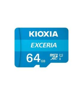Kioxia Exceria Tarjeta Micro SDXC 64GB UHS-I Clase 10 con Adaptador
