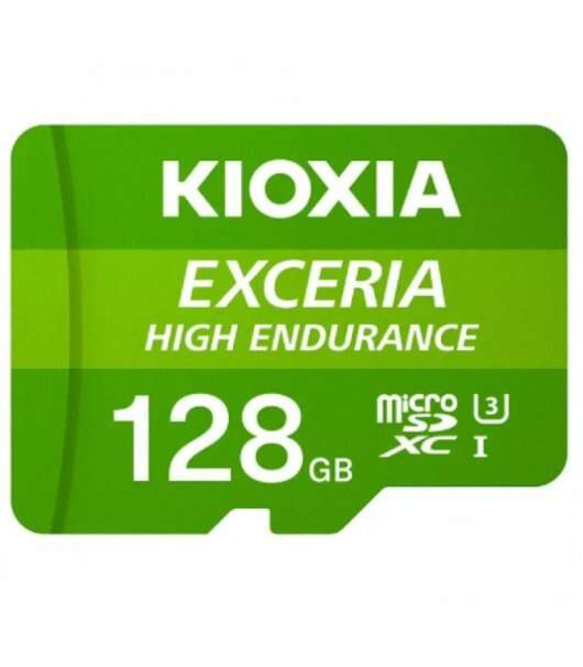 Kioxia Exceria High Endurance Tarjeta Micro SDXC 128GB UHS-I V30 Clase 10 con Adaptador
