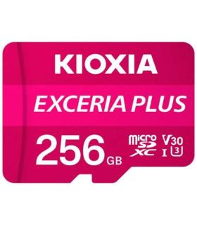 Kioxia Exceria Plus Tarjeta Micro SDXC 256GB UHS-I U3 V30 A1 Clase 10 con Adaptador