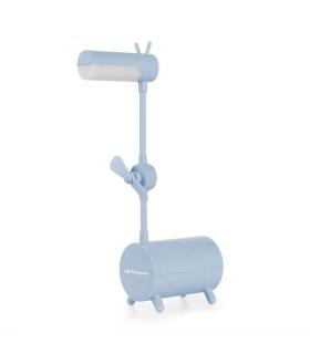 Orbegozo LP 2500 Lampara LED con Ventilador Luz Regulable en 3 Modos y Ventilador Integrado Ideal para Tareas Escolares o Labora