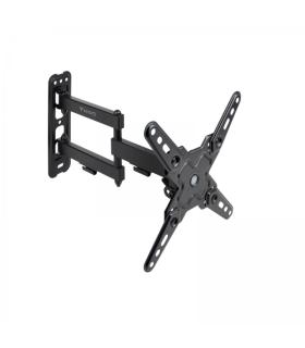 Tooq Soporte de Pared con Brazo Articulado para Pantallas de 13"-43" - Giratorio e Inclinable - Gestion de Cables - Peso Max 20k
