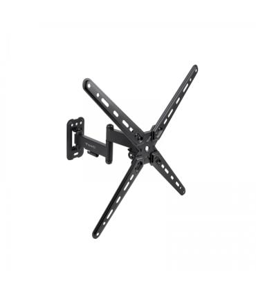 Tooq Soporte de Pared con Brazo Articulado para Pantallas de 13"-55" - Giratorio e Inclinable - Gestion de Cables - Peso Max 25k