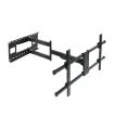 Tooq Soporte de Pared con Brazo Articulado para TV de 43"-80" - Gran Angular - Giratorio e Inclinable - Peso Max 50Kg - VESA 800
