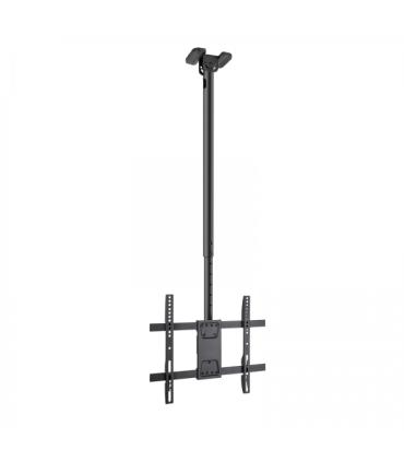 Tooq Soporte XL de Techo para Pantallas 32-75" - Angulo de Giro 180º - Inclinable - Gestion de Cables - Peso Max. 60kg - VESA Ma