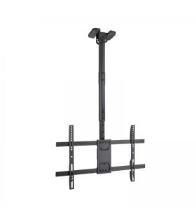 Tooq Soporte de Techo para Pantallas 43-86" - Angulo de Giro 180º - Inclinable - Gestion de Cables - Peso Max. 60kg - VESA Max