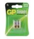 GP Batteries Super Alcalina Pack de 2 Pilas Alcalina N LR-01 1.5V
