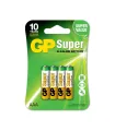 GP Pack de 4 Pilas Super Alcalinas LR03 AAA 1.5V