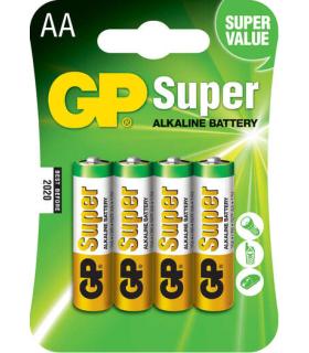 GP Pack de 4 Pilas Super Alcalinas LR06 AA 1.5V