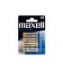 Maxell Pack de 4 Pilas Alcalinas LR06 AA 1.5V