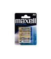 Maxell Pack de 4 Pilas Alcalinas LR06 AA 1.5V