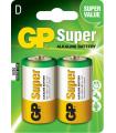 GP Pack de 2 Pilas Super Alcalinas LR20 D 1.5V