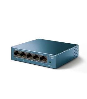 TP-Link Switch Sobremesa - 5 Puertos 10/100/1000Mbps - Tecnologia Verde - Control de Flujo - Plug & Play