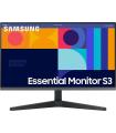 Samsung Essential S3 Monitor 27" LCD IPS FullHD 1080p 100Hz Freesync - Respuesta 4ms - Angulo de Vision 178° - HDMI, DisplayPort