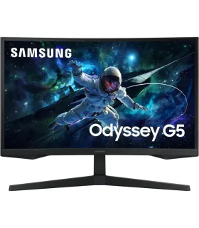 Samsung Odyssey G5 Monitor 27" LED VA Curvo QHD 165Hz FreeSync - Respuesta 1ms - Angulo de Vision 178º - HDMI, DisplayPort - VES