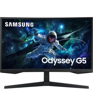 Samsung Odyssey G5 Monitor 27" LED VA Curvo QHD 165Hz FreeSync - Respuesta 1ms - Angulo de Vision 178º - HDMI, DisplayPort - VES