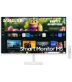 Samsung Smart Monitor M5 LED 27" FullHD 1080p HDR10 WiFi, Bluetooth - Respuesta 4ms - Mando a Distancia - Altavoces Incorporados