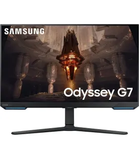 Samsung Odyssey G7 Monitor 28" LED IPS UltraHD 4K 144Hz FreeSync Premium Pro - Respuesta 1ms - Regulable en Altura, Giratorio..