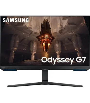 Samsung Odyssey G7 Monitor 28" LED IPS UltraHD 4K 144Hz FreeSync Premium Pro - Respuesta 1ms - Regulable en Altura, Giratorio..