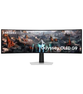 Samsung Odyssey G9 Monitor Curvo 49" OLED Dual QHD 240Hz FreeSync Premium Pro - Respuesta 0.03ms - 32:9 - USB, HDMI, DisplayPort