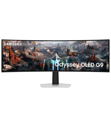 Samsung Odyssey G9 Monitor Curvo 49" OLED Dual QHD 240Hz FreeSync Premium Pro - Respuesta 0.03ms - 32:9 - USB, HDMI, DisplayPort