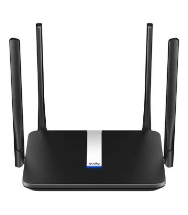 Cudy LT500 Router WiFi AC1200 4G LTE Doble Banda - 1x Puerto Wan 10/100Mbps y 3x Puertos Lan 10/100Mbps - 4 Antenas Externas