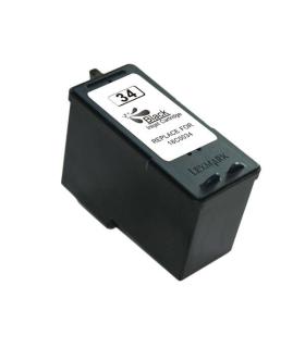 Lexmark 34 Negro Cartucho de Tinta Generico - Reemplaza 18C0034E