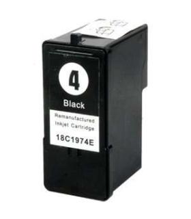 Lexmark 4 Negro Cartucho de Tinta Generico - Reemplaza 18C1974E