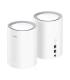 Cudy M1800 Pack de 2 Sistemas WiFi 6 Mesh AX1800 Dual Band - 1201Mbps en 5GHz, 574Mbps en 2,4GHz - 1x Puerto LAN 1000/100/10Mbps
